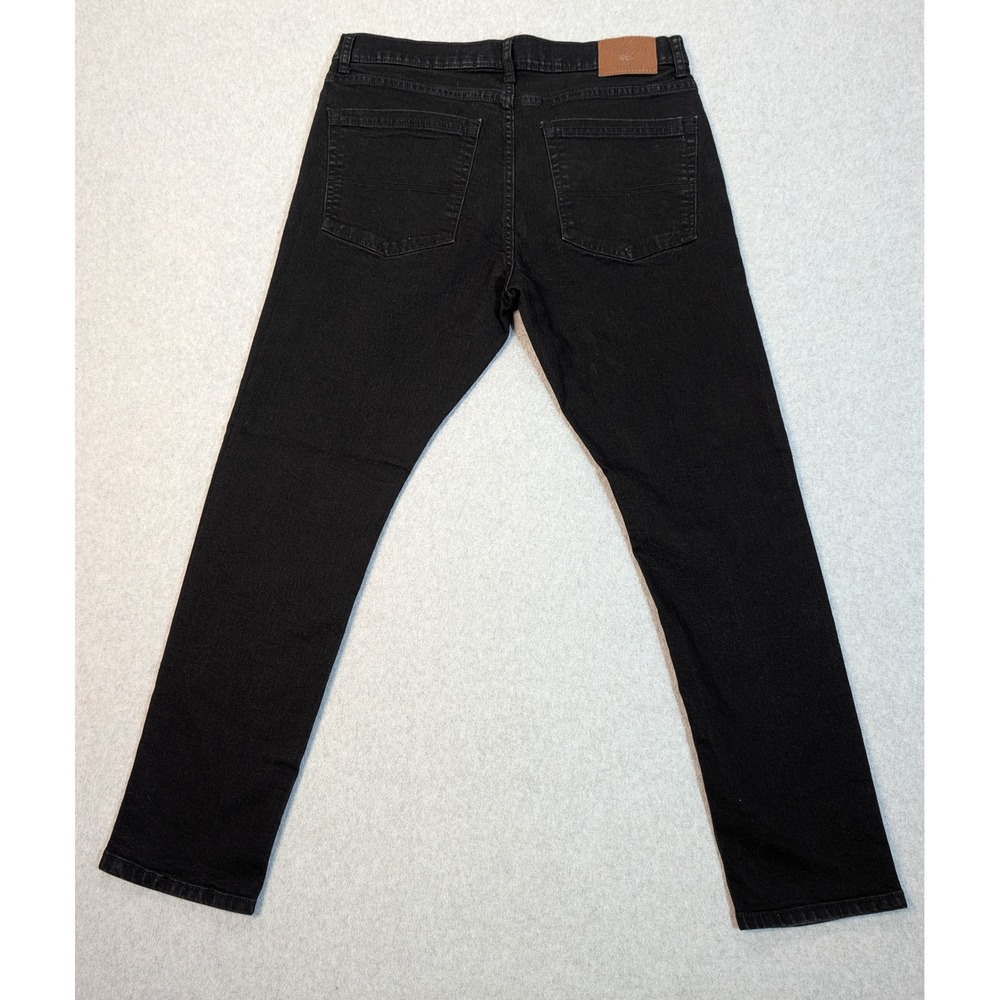 Beverly Hills Polo Club Mens Black Slim Straight Jeans 34x30 Stretch Denim - Picture 2 of 12